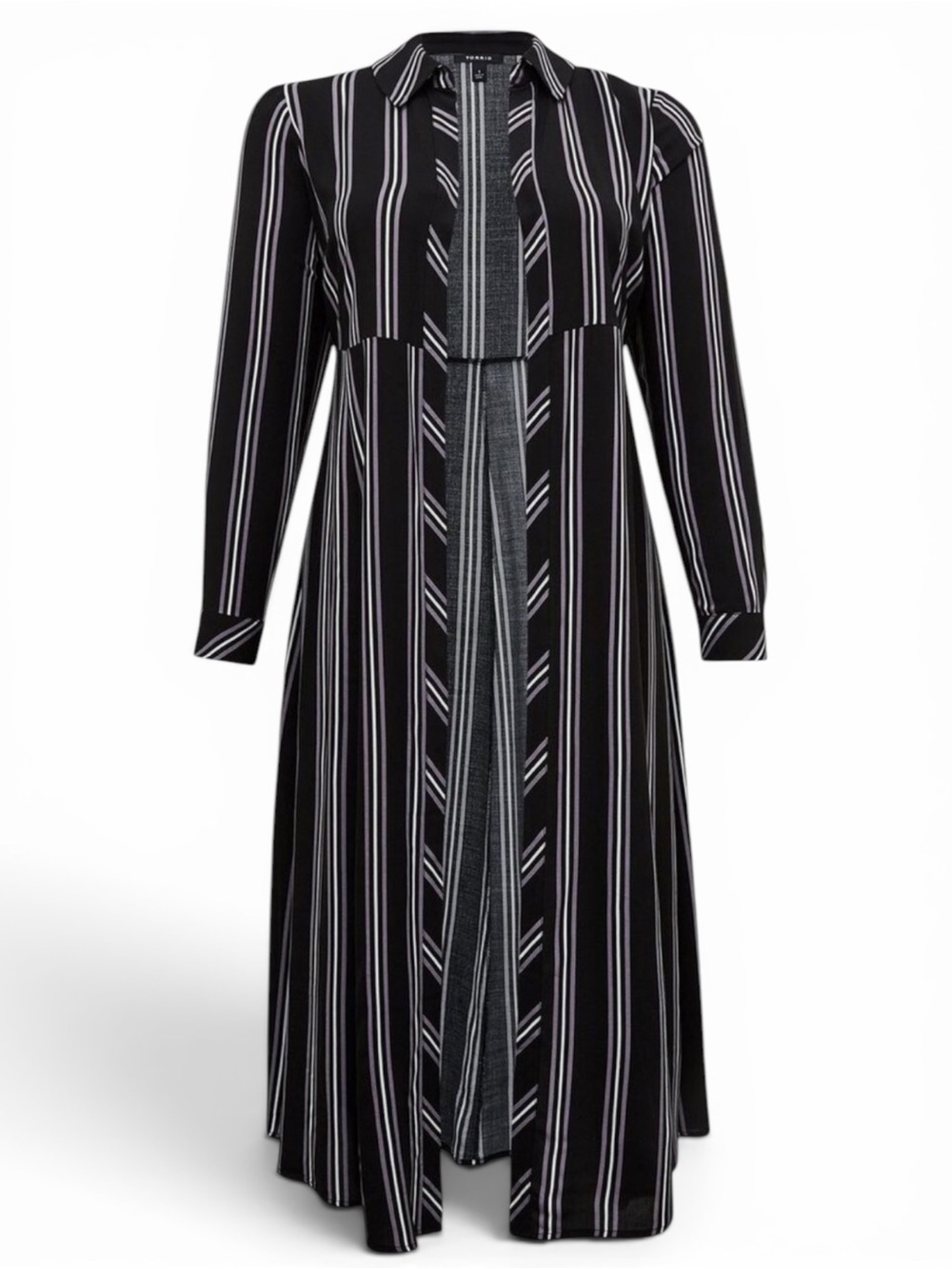 NWT Torrid Women’s Striped Duster Kimono | PLUS SIZE 0X or Large 10/12